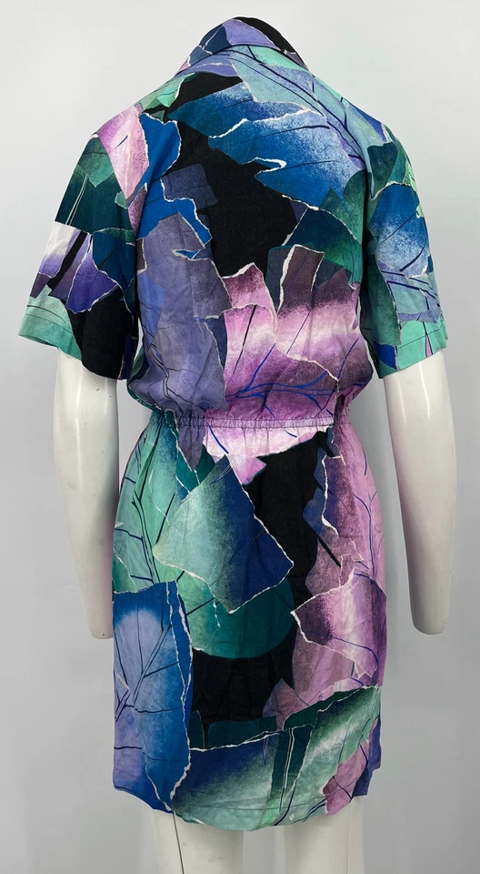 Mini Vestido Acne Studios 'Mardisa' Estampado Multicolor Cremallera Completa Talla 34 Foto 4 de 4