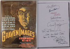 GRAVEN IMAGES 7 sigs: RAY BRADBURY*ROBERT BLOCH*CLIVE BARKER*FORREST J ACKERMAN+