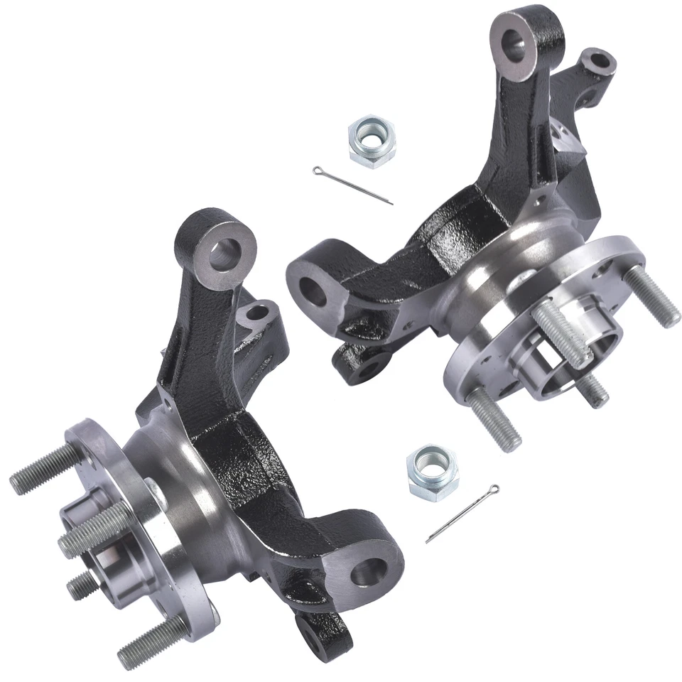 Pair Steering Knuckle Left & Right for Chevy Aveo Aveo5 Pontiac G3 1.6L L4 04-11 - Image 4 of 4