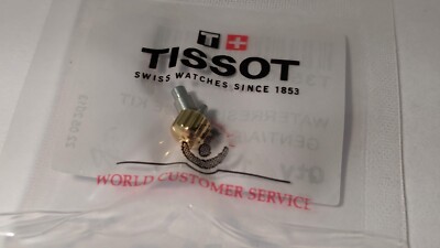 Genuine TISSOT CROWN YELLOW and TUBE T350006474 Mens/Gent/A/Plated gold, approx 