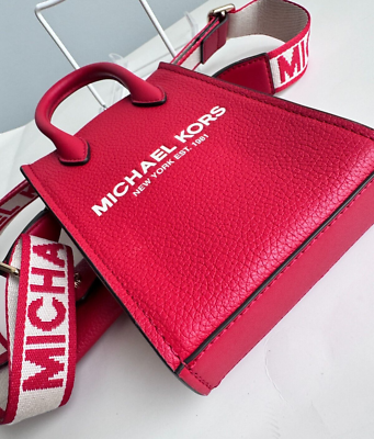 Michael Kors Mirella XS Phone Crossbody Leather Bag Bright