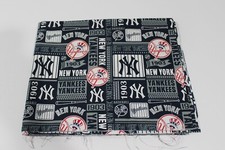 One Yard of 100 Cotton Fabric NY Baseball