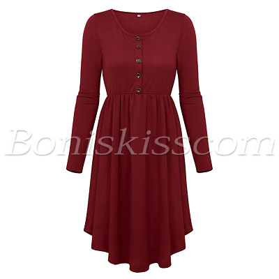 red midi skater dress