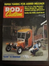 Rod & Custom Magazine March 1974 Rare '23 Hennway Super Tuning Added Mileage (H)