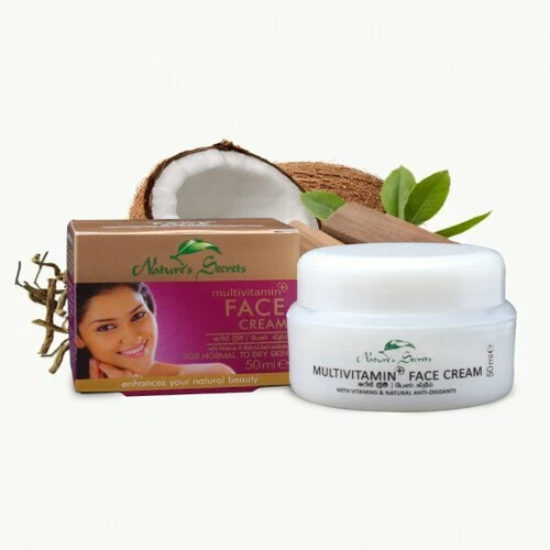 Multi Vitamin Face Cream for Normal to Dry Skin 50ml Nature Secret