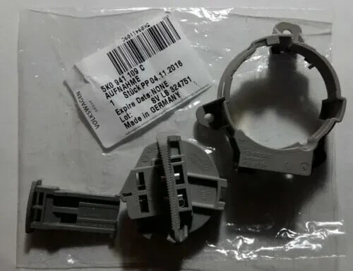 Genuine VW Scirocco Golf H7 Bulb Dipped Beam Headlight Socket Holder Repair Kit - Picture 3 of 5