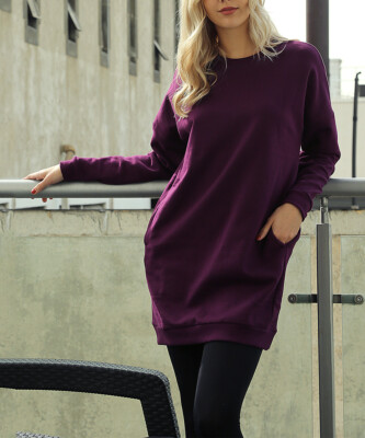 cotton tunic sweatshirt