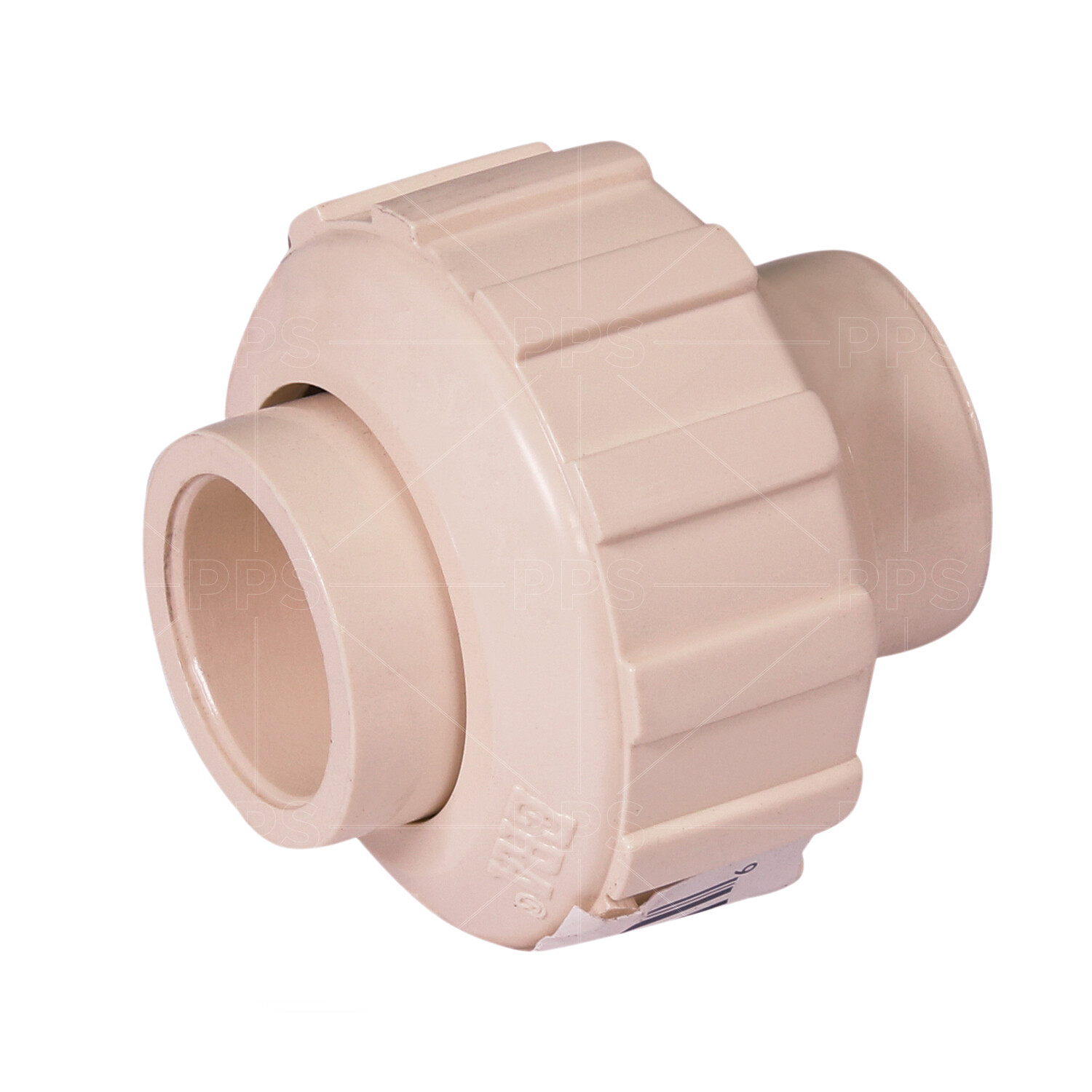 Midline Valve CPVC Union Coupling Pipe Fitting 1/2 in-3/4 in Solvent Connections