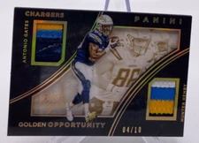 2016 PANINI BLACK GOLD HUNTER HENRY RC PATCH 04/10 DUAL ANTONIO GATES CHARGERS
