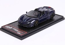 BBR Ferrari 488 Pista Spider Rhd Blu Pozzi 1:43 CAR77C