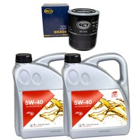 MotoröL Set MotoröL Febi SAE 5W-40 8 Liter + ÖLfilter FüR Toyota Land Cruiser
