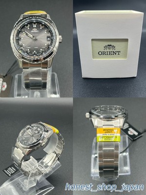 ORIENT Neo70's WV0061SE Solar Elegante Uhr Lässig Schwarz Edelstahl in Box