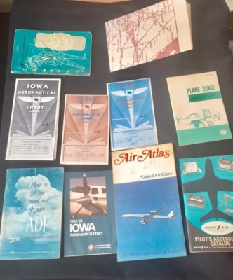 Iowa Aviation Chart Atlas Catalog Maps LOT United Jeppesen Manual IA Pilot