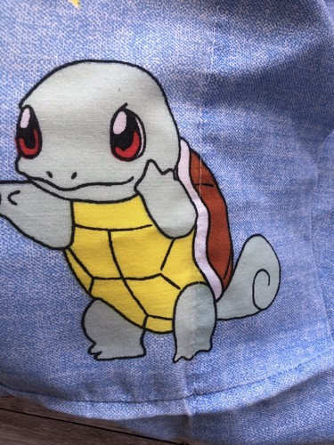 Vintage 1998 Nintendo Pokemon Standard Pillow Case Features Pikachu Ash Squirtle - Picture 9 of 11