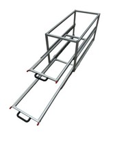 Bausatz doppelter Heckauszug 2 Etagen 120cm  6x 40x30cm Camper Eurobox Wohnmobil