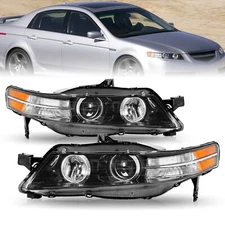 Fits 2007-2008 Acura TL Headlights HID Xenon Driver&Passenger Side Headlamp