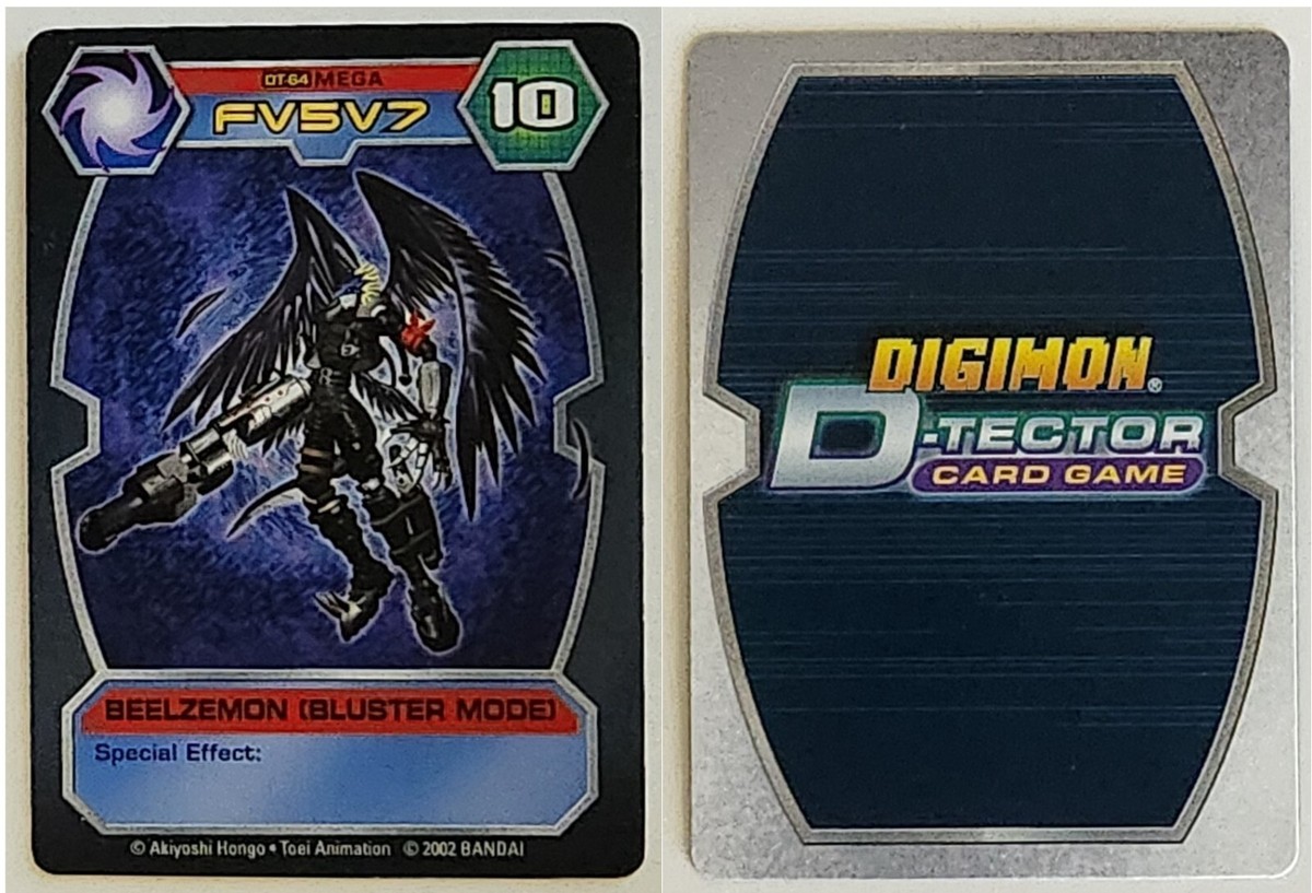DIGIMON BEELZEMON (BLUSTER MODE) DT-64 MEGA FV5V7 10 - 2002 BANDAI