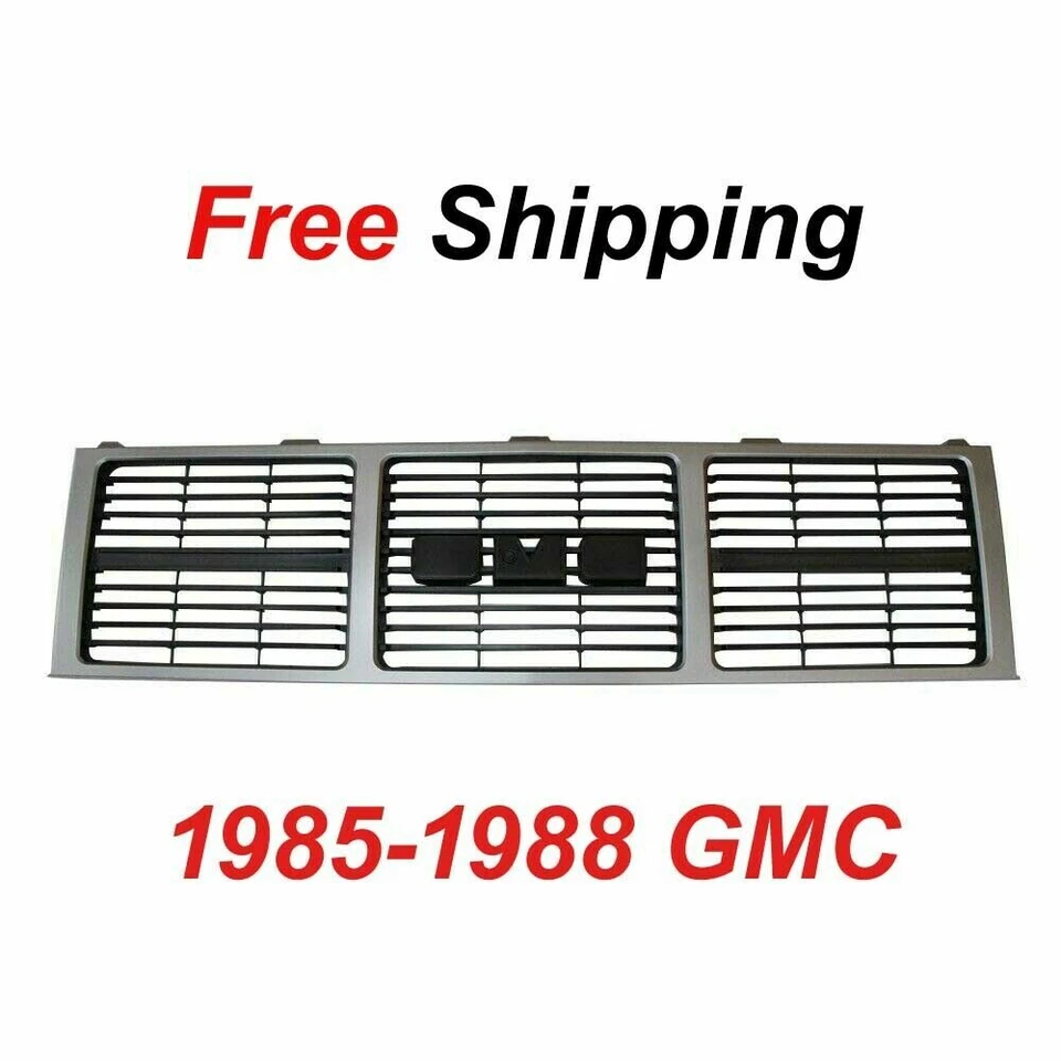 New Front Grill And Head Light Door GMC C1500 PICKUP JIMMY Fits 1985-1988 3pcs Foto 3 de 4