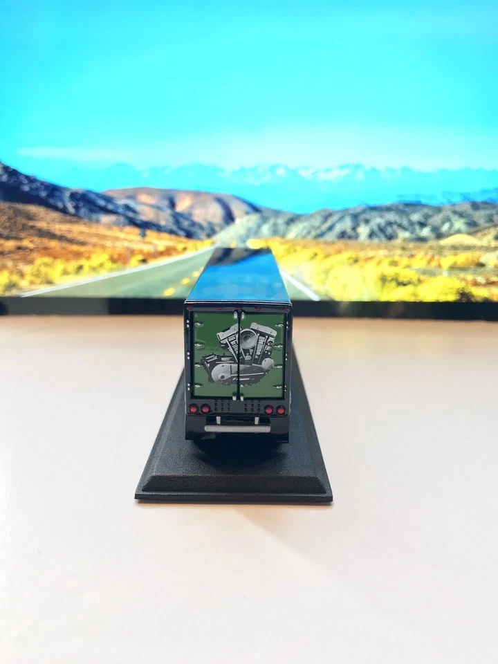 Rare! MATCHBOX COLLECTIBLES HARLEY-DAVIDSON FORD AEROMAX TRACTOR-TRAILER 1:87 - Image 4 of 4