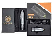 Yongda Tattoo Machine With S1 Wireless RCA Power Supply Battery Pack 1200mAh