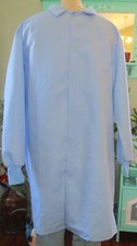 Best Medical Unisex L/S Lab Coat Knit Cuffs W/ Pocket Snaps 43" Length Sz 6X
