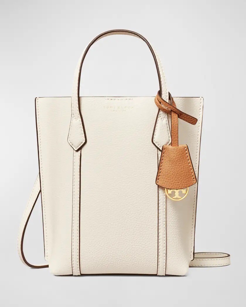 Tory Burch Perry Mini North-South Top-Handle Bag New Ivory