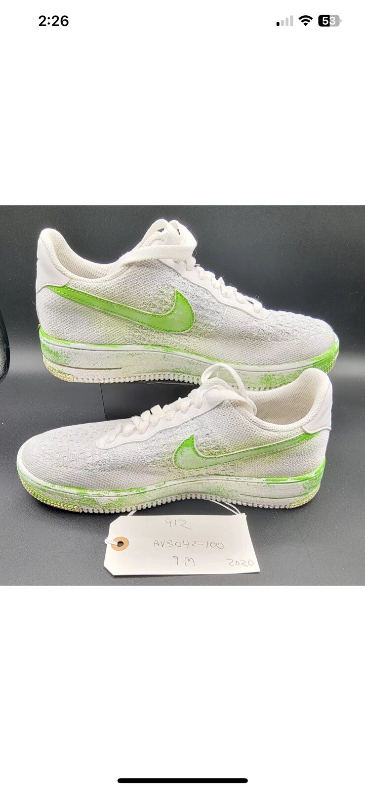 nike air force 1 flyknit 2 white