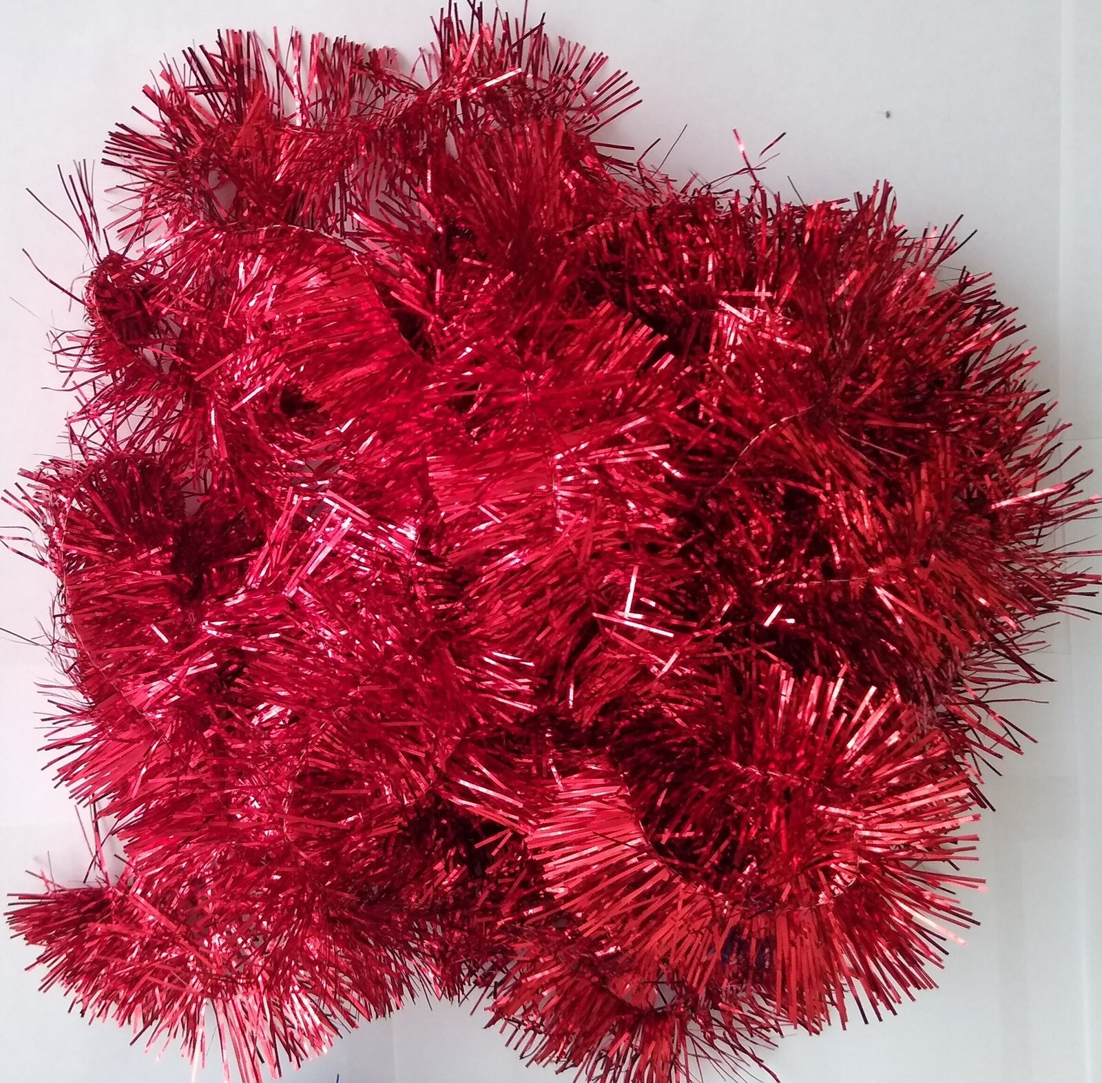(4 METRES) Christmas Tinsel Decoration Retro Xmas Tree Garland ( 6