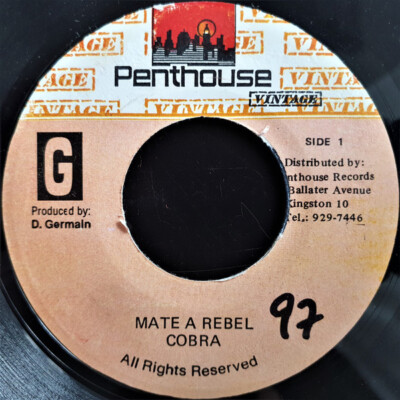 Mad Cobra - Mate A Rebel / G+ / 7'''', RE
