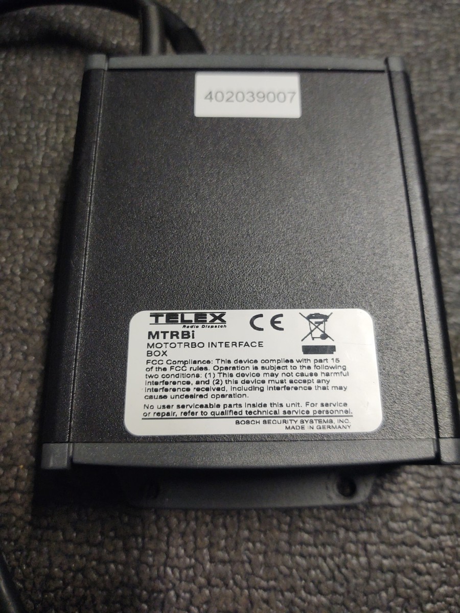 Telex Radio Dispatch MTRBi Mototrbo Interface Box | eBay