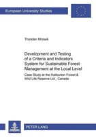 Thorsten Mrosek | Development And Testing Of A Criteria And Indicators System...
