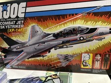 Hasbro HASLAB GI Joe Skystriker Fighter Jet Complete Open Shipping Box Sealedtoy
