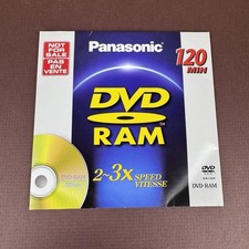 1 disco Panasonic DVD RAM 120 min RFA2697 4,7 GB 3X
