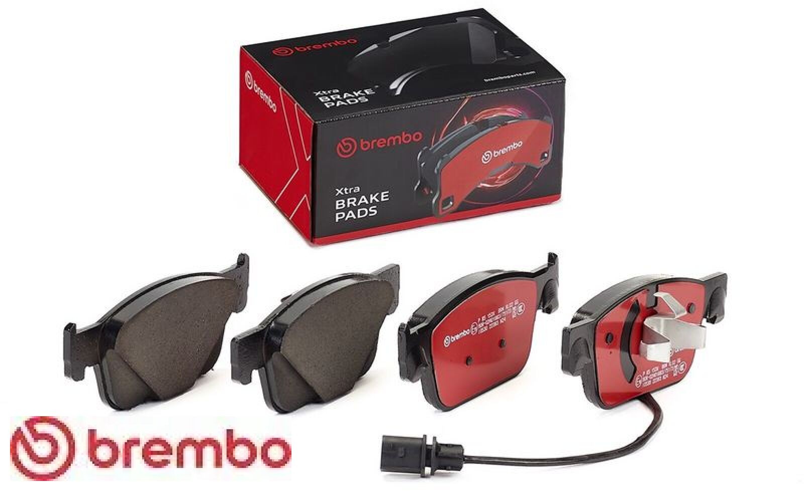 Für BREMBO P 85 153X Brake Pad Set, disc brake Xtra P 85 153X Front ​​​​Brembo - Bild 2