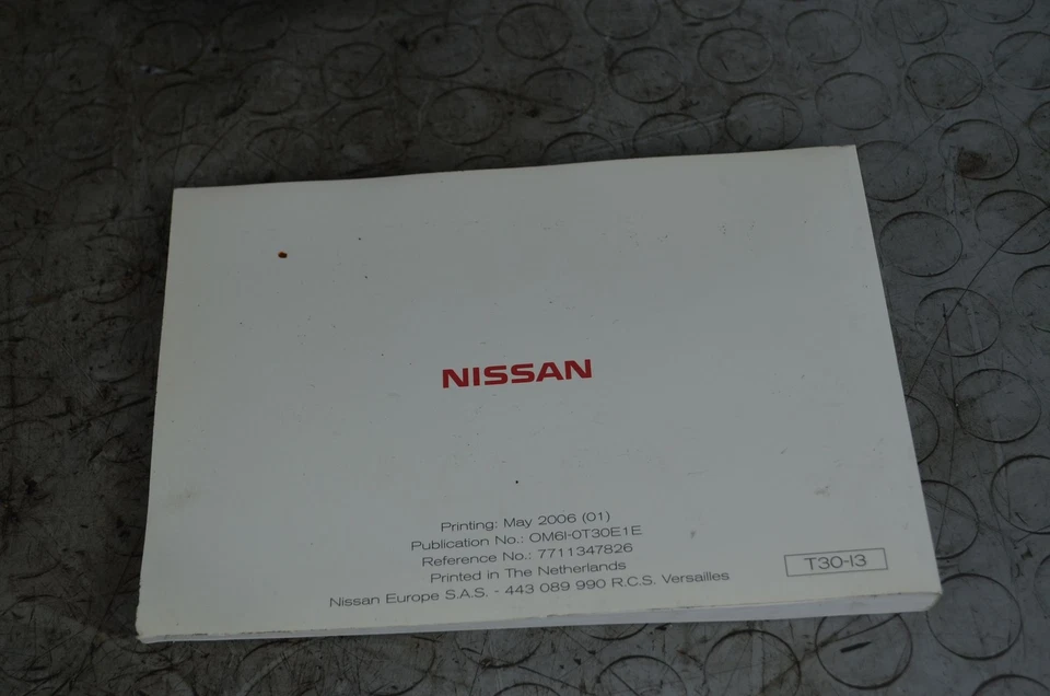 105400- Libretto Uso e Manutenzione Nissan X-Trail Dal 2003 al 2007 - Immagine 4 di 4