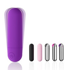 Women Mini Powerful Bullet Shape 10 Speed Personal Vibrating Neck Body Massage
