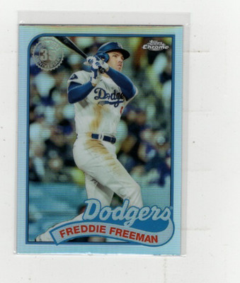 2024 Freddie Freeman Topps Chrome Silver 35th #89CU-16 Free Ship (F3220)