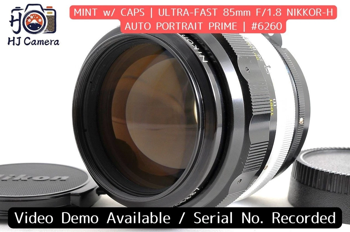 Nikon NIKKOR f/1.8 Camera Lenses 85mm Focal for sale - eBay