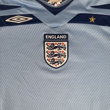 England 2008/2009/2010 Goalkeeper Long Sleeve Football Shirt Small - Authentic