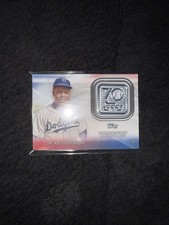 2021 Topps - Topps 70th Anniversary Manufactured Logo Patches Jackie Robinson  