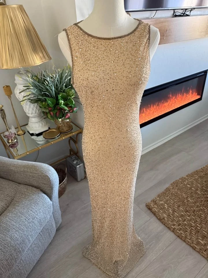 Prom Gold Dresses for Girls for sale | eBay
