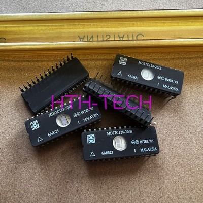 New REI MD27C128-20/B 27C128 16K x 8Bit UV EPROM CDIP28 x 1pc @zx