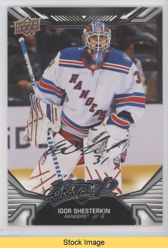 2022-23 Upper Deck MVP Silver Script Igor Shesterkin #24 READ 1s4