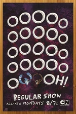2013 Regular Show Print Ad/Poster Authentic Cartoon Network TV Series Promo Art