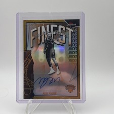 2025-26 Topps Finest - Autographs Miles McBride #FAU-MM Refractor (AU) Gold /50