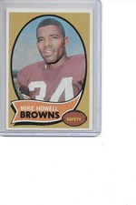 1970 Topps Mike Howell Rookie Cleveland Browns Football Card #91. rookie card picture