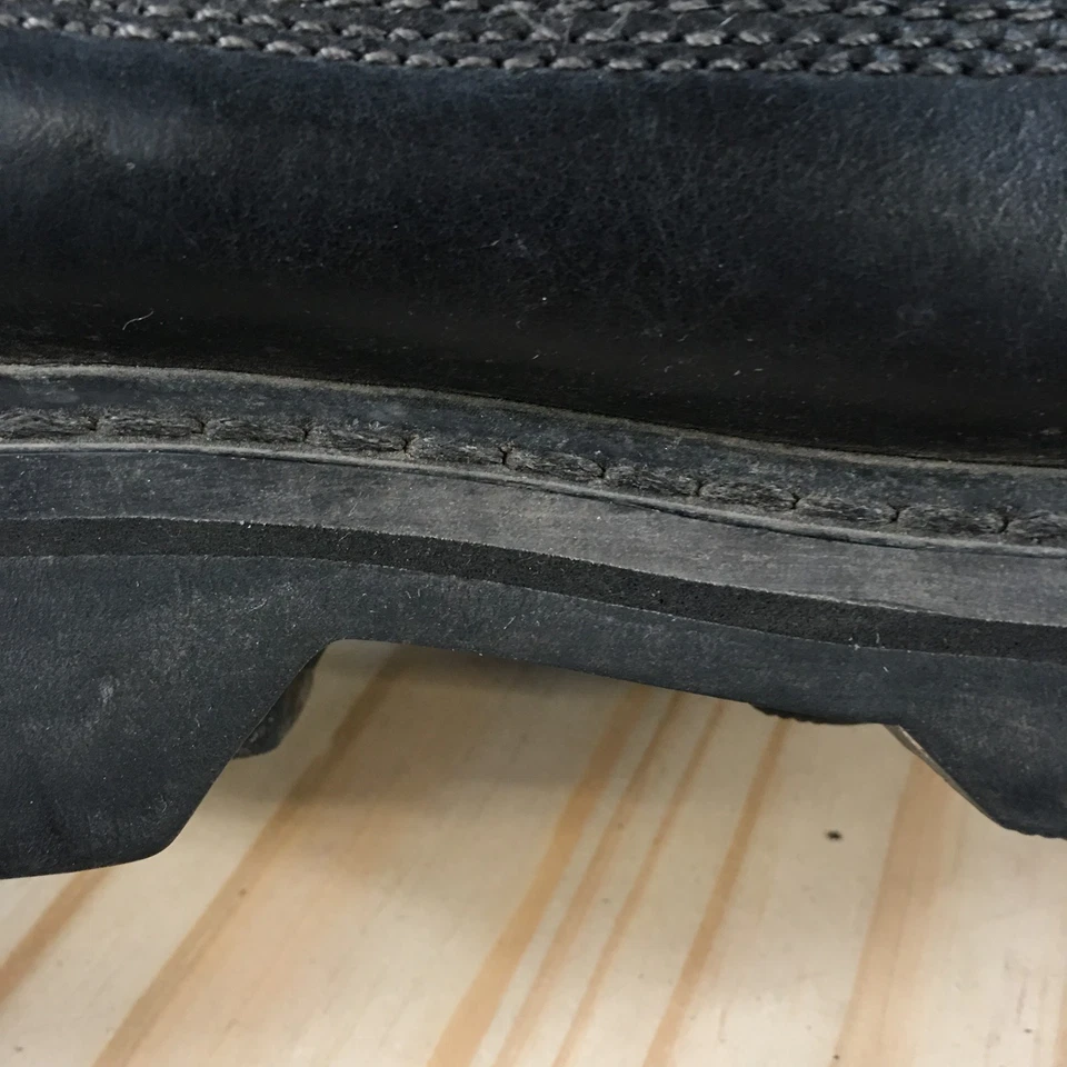 Cat Boots Womens 8.5 Ankle Bootie Black Leather Casual Comfort Lace Up Round Toe - Image 4 of 4