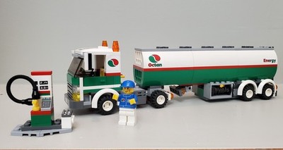 Lego City Traffic Tank Truck (3180) COMPLETE - RETIRED Octan Energy