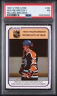 WAYNE GRETZKY 1981 O-PEE-CHEE HOCKEY CARD #392 PSA 7 NEAR MINT RECORD BREAKER