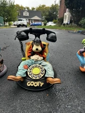 VINTAGE DISNEY GOOFY TALKING TELEPHONE ANIMATED CORDED LANDLINE WORKS 